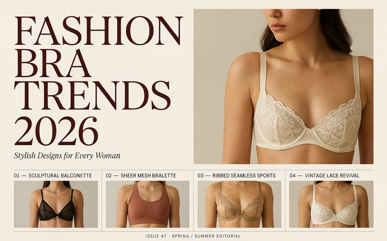 Fashion Bra Trends 2026: Stylish Designs for Every Woman