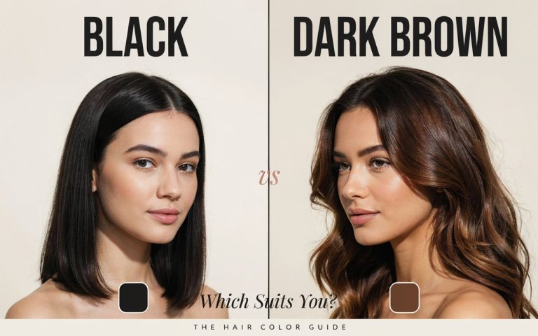 Black vs Dark Brown Hair: Which Suits You?