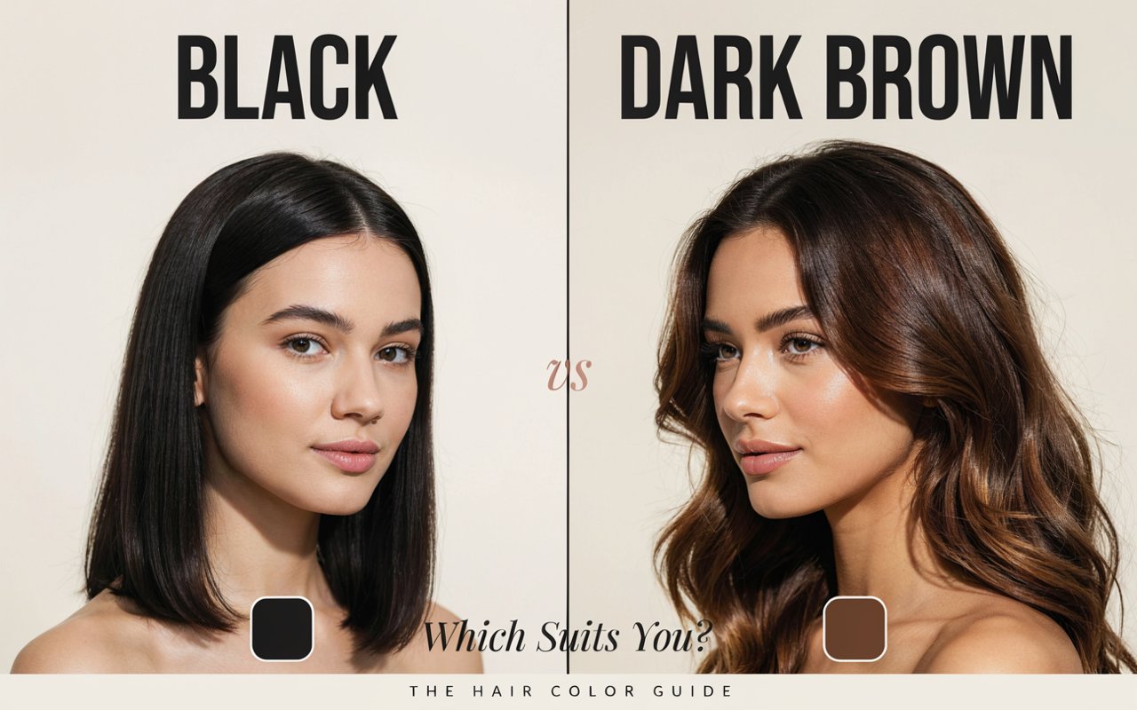 Black vs Dark Brown Hair: Which Suits You?