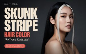Skunk Stripe Hair Color: The Trend Explained