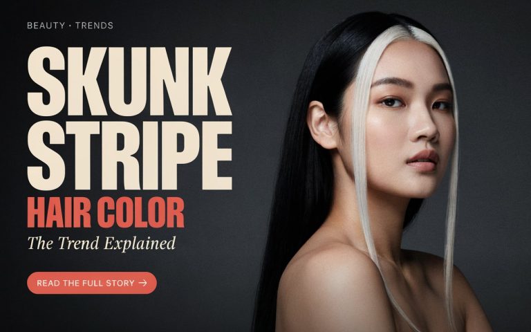 Skunk Stripe Hair Color: The Trend Explained