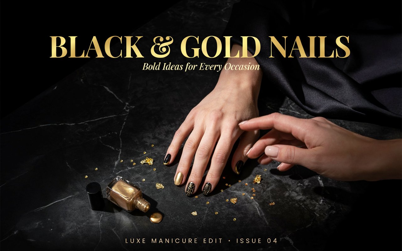 Black and Gold Nails: Bold Ideas for Every Occasion